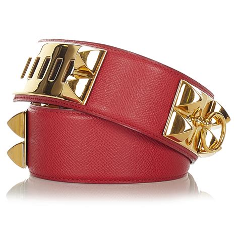 cintura collier de chien hermes|hermes collier de chien belt.